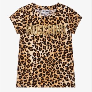 Moschino Kid-Teen Wild Print Tee